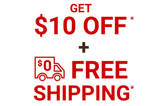 $10 off + Free Shippping